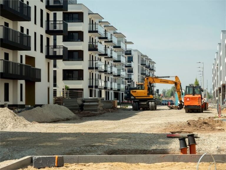 Residential estate development under construction