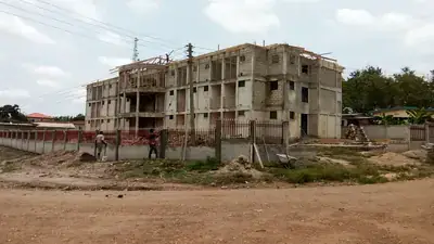 200 Beds Hostel, Birim Central - structure under construction
