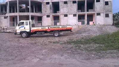 200 Beds Hostel, Birim Central - site view during construction