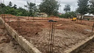 Akim Oda SDA KG - foundation walls and starter bars